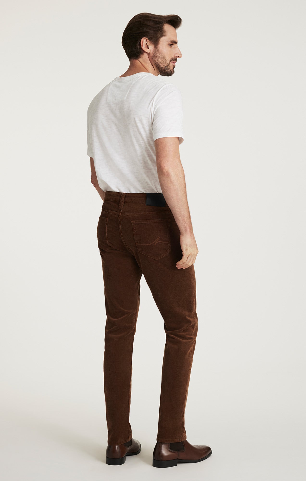 Courage Straight Leg Pants in Bourbon Cord