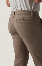 Verona Slim Leg Chino in Toffee High Flyer