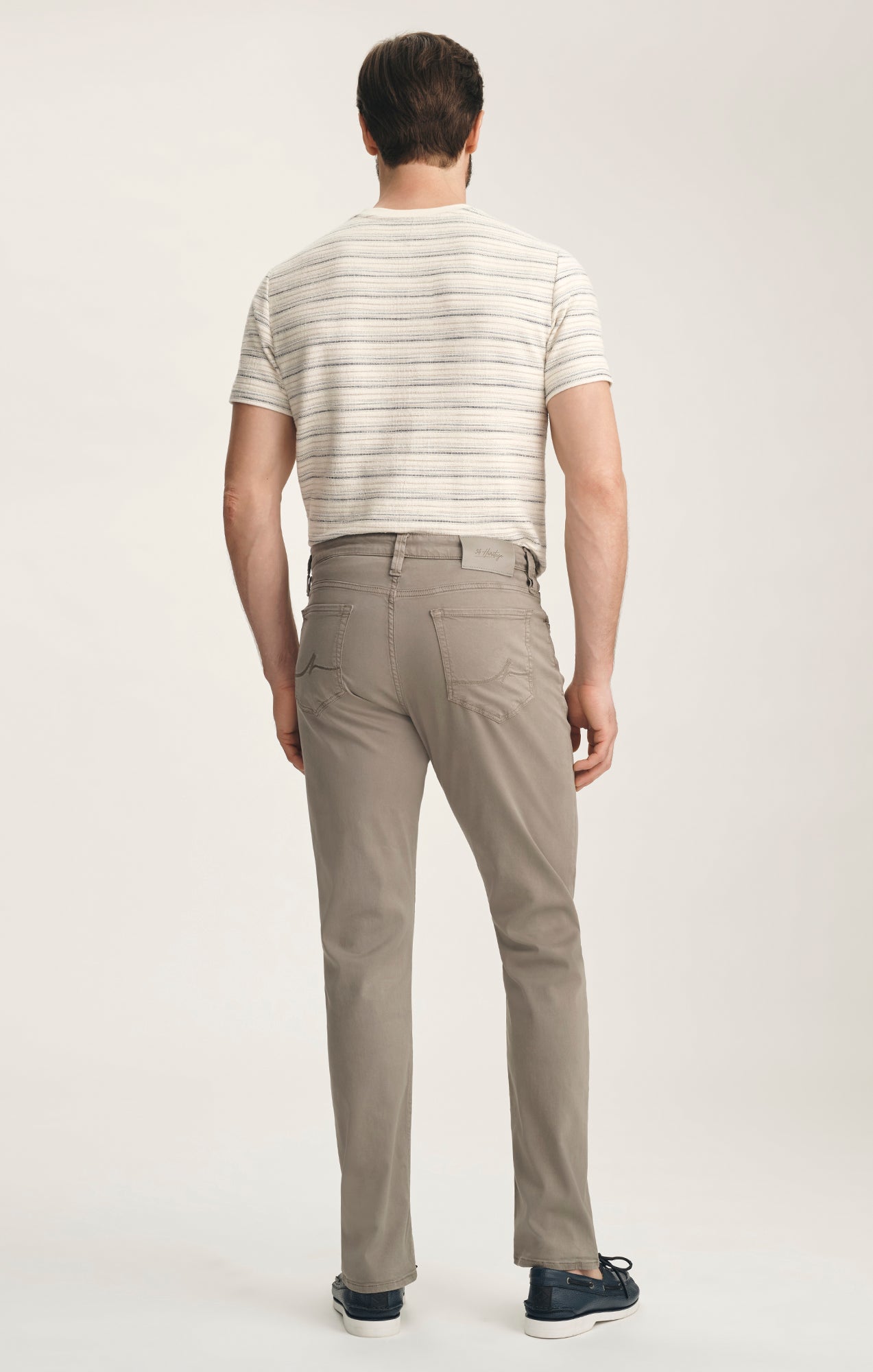 Courage Straight Leg Pants In Driftwood Twill