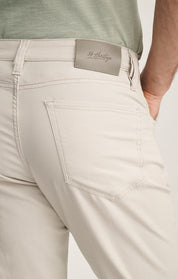 Charisma Relaxed Straight Pants In Oat Honeycomb