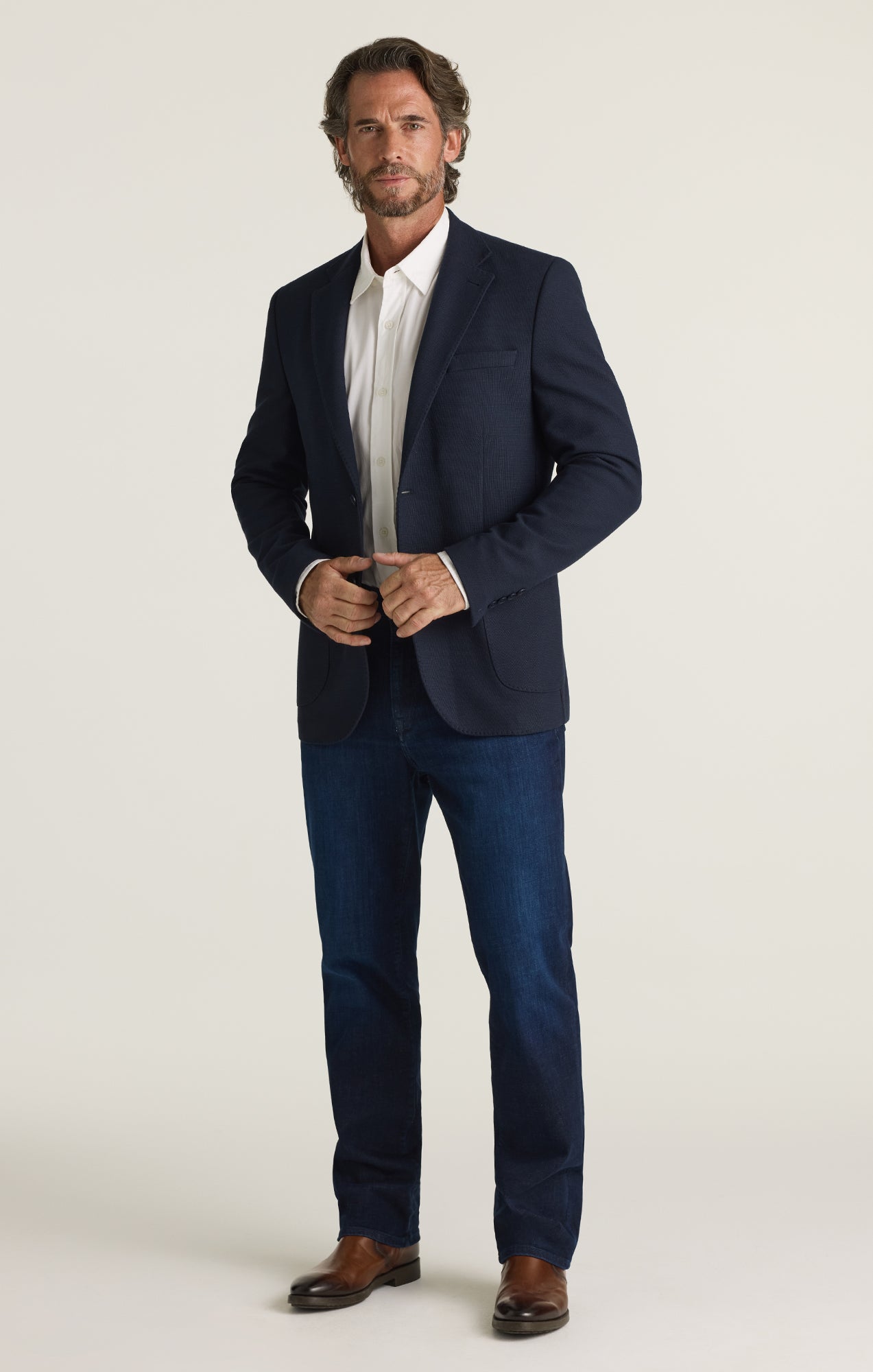 Charisma Relaxed Straight Jeans in Ink Organic Ultra