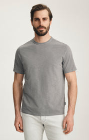 Slub Crew Neck T-shirt In Chiseled Stone