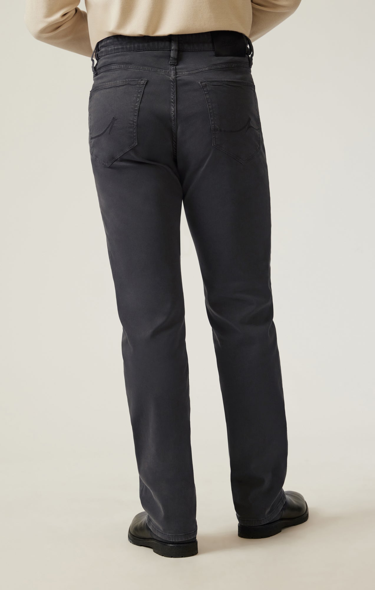 Charisma Relaxed Straight Pants in Ash Twill