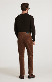 Charisma Relaxed Straight Pants in Bourbon Cord