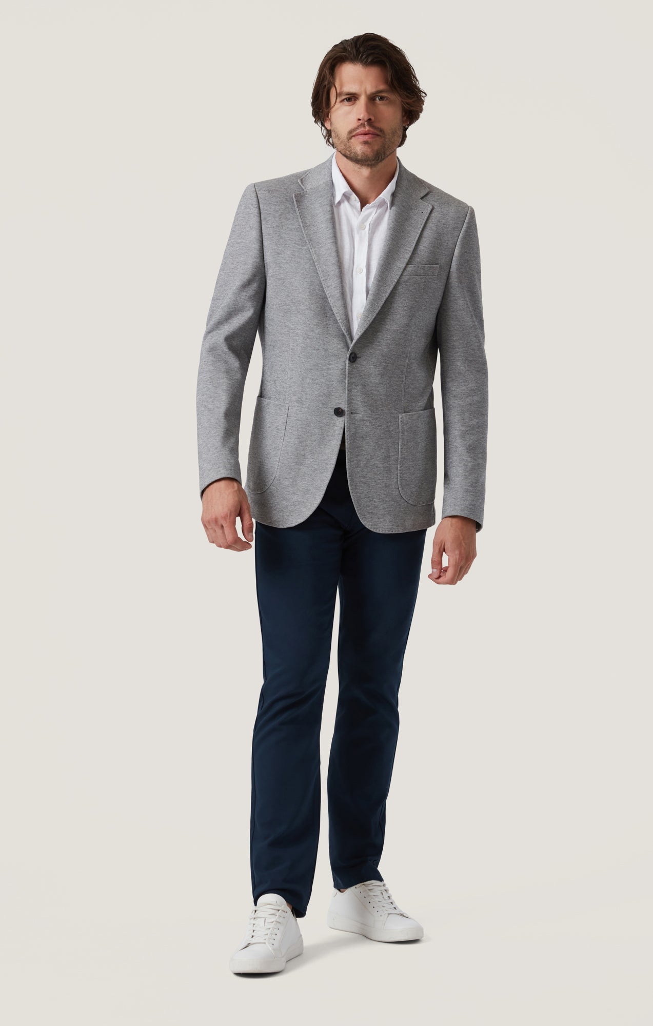 Charisma Relaxed Straight Pants in Navy Commuter
