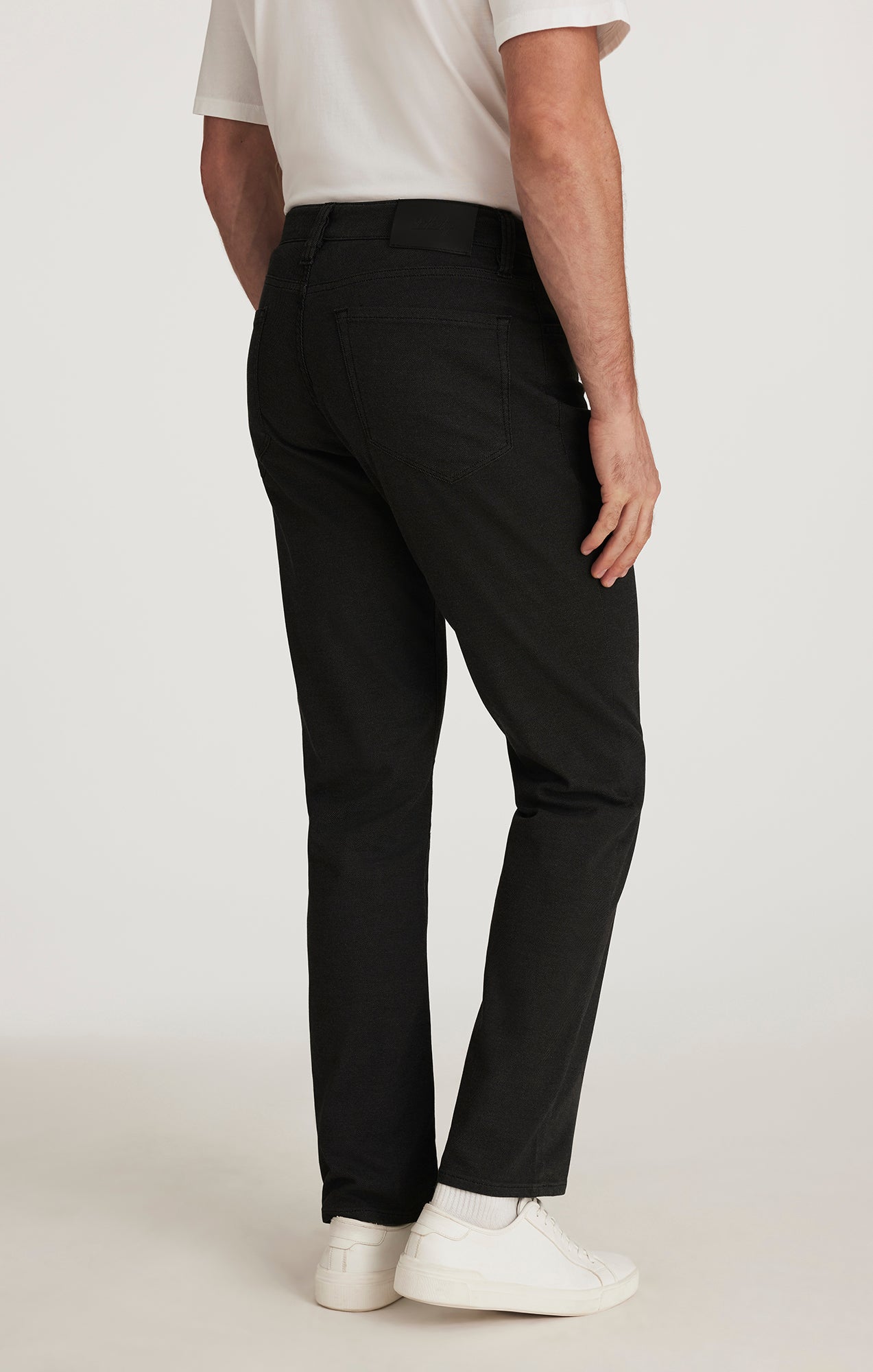 Charisma Relaxed Straight Leg Pants In Black CoolMax