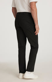 Charisma Relaxed Straight Leg Pants In Black CoolMax