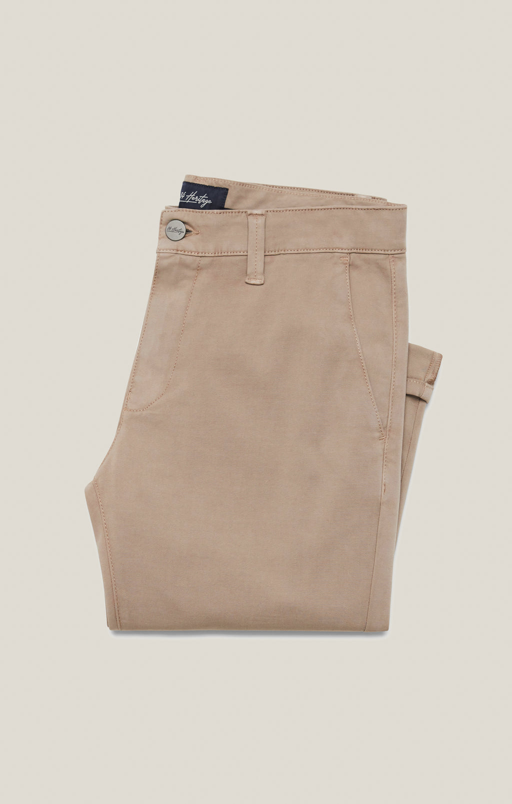 Verona Straight Leg Chino Pants In Vintage Khaki High Flyer