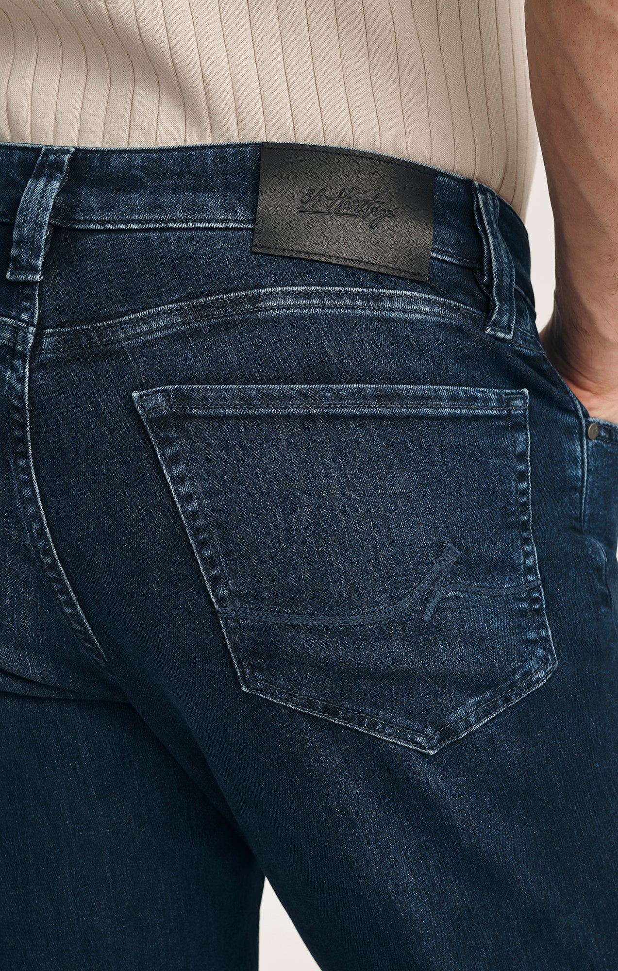 Charisma Relaxed Straight Jeans In Deep Brushed Aerodenim