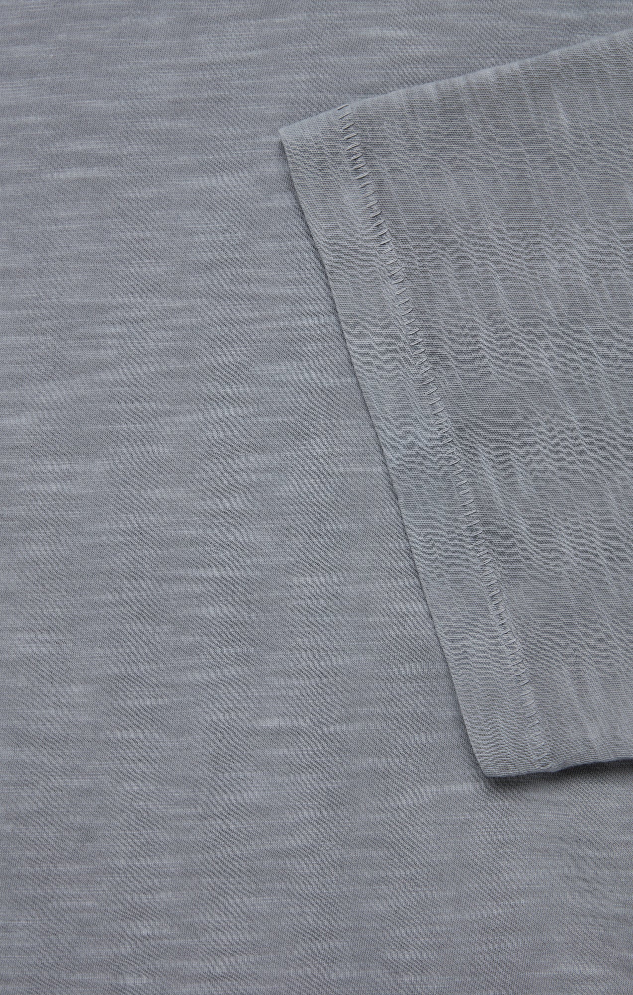 Slub Crew Neck T-Shirt in Monument Grey