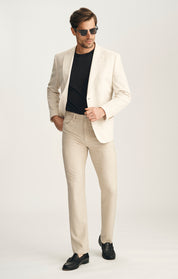 Matteo Summer Blazer In Beige