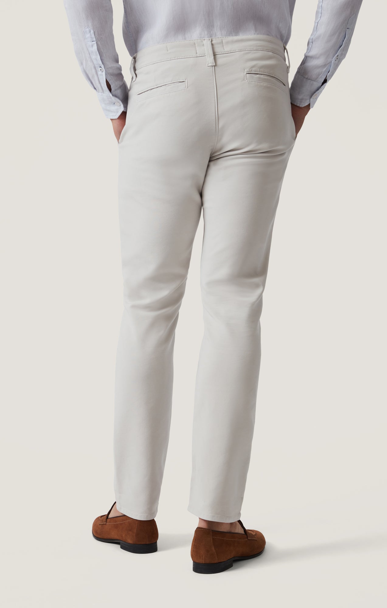 Verona Slim Leg Chino Pants in Cloud High Flyer