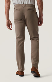 Verona Slim Leg Chino in Toffee High Flyer