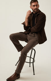 Charisma Relaxed Straight Pants in Oak Twill