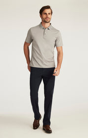 Charisma Relaxed Straight Pants in Dark Navy Cloud Luxe