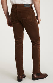 Courage Straight Leg Pants in Bourbon Cord