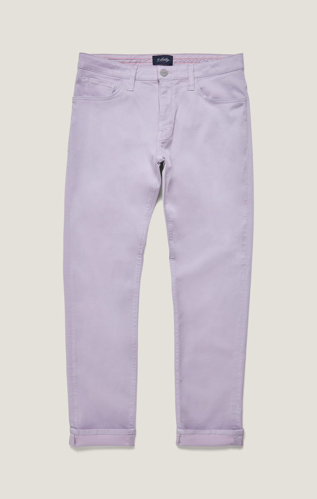 Courage Straight Leg Pants in Lilac Twill