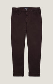 Courage Straight Leg Pants in Burgundy Diagonal