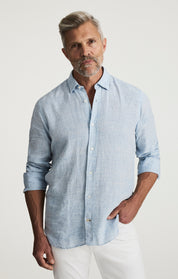 Linen Shirt In Blue