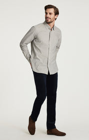 Corduroy Pocket Shirt in Grey