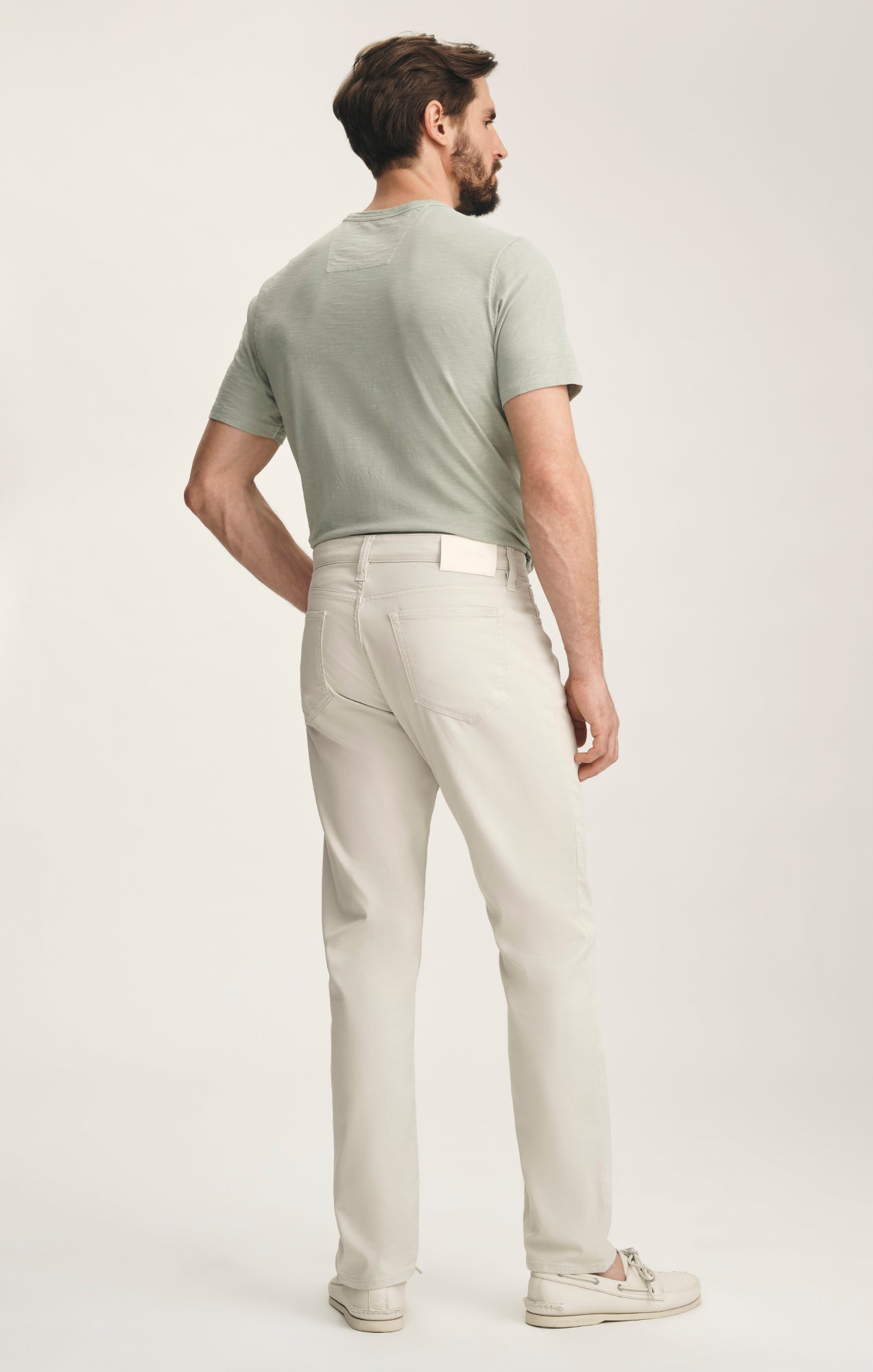 Courage Straight Leg Pants In Bone Coolmax