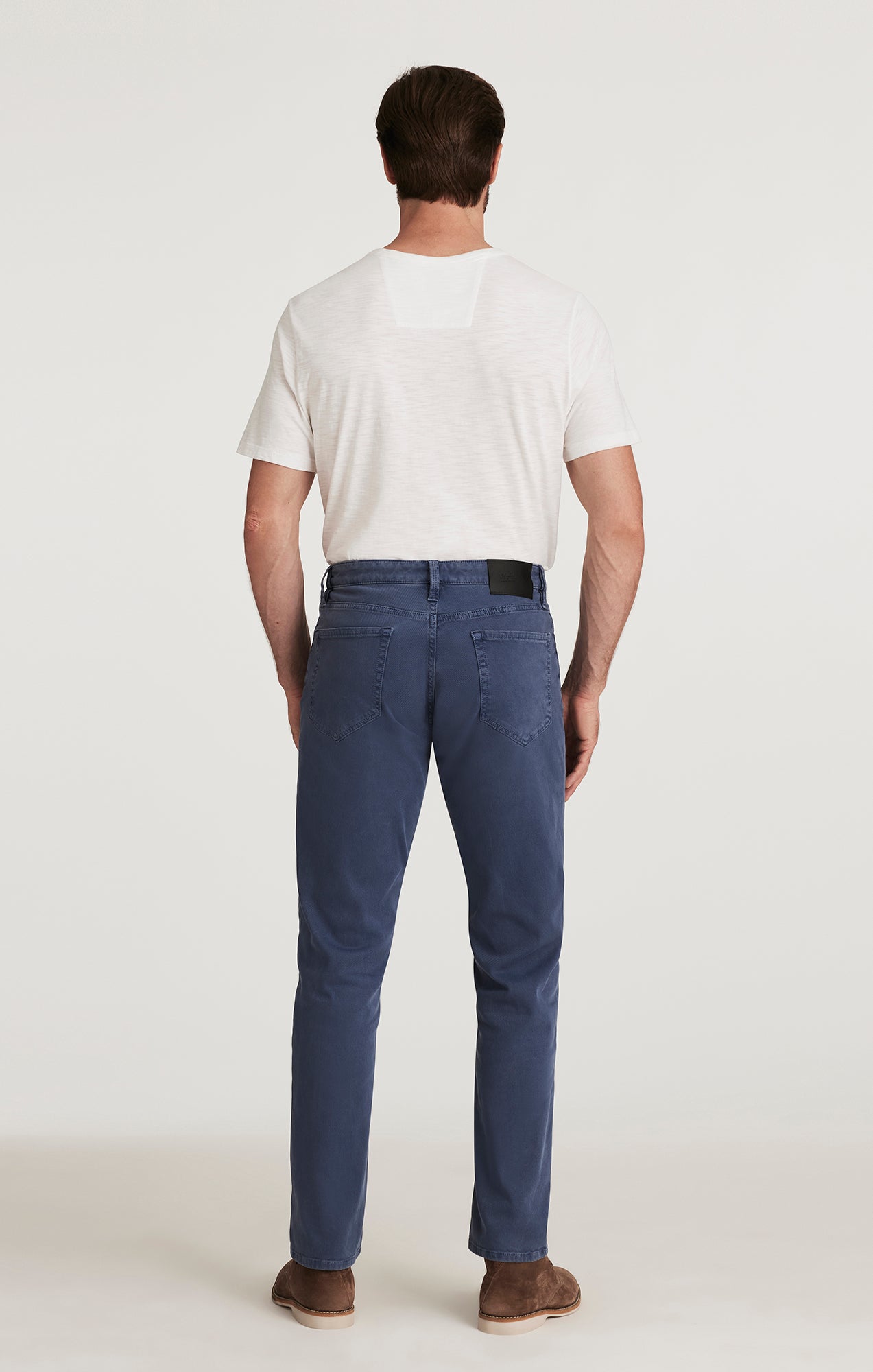 Charisma Relaxed Straight Pants in Blue Honeycomb