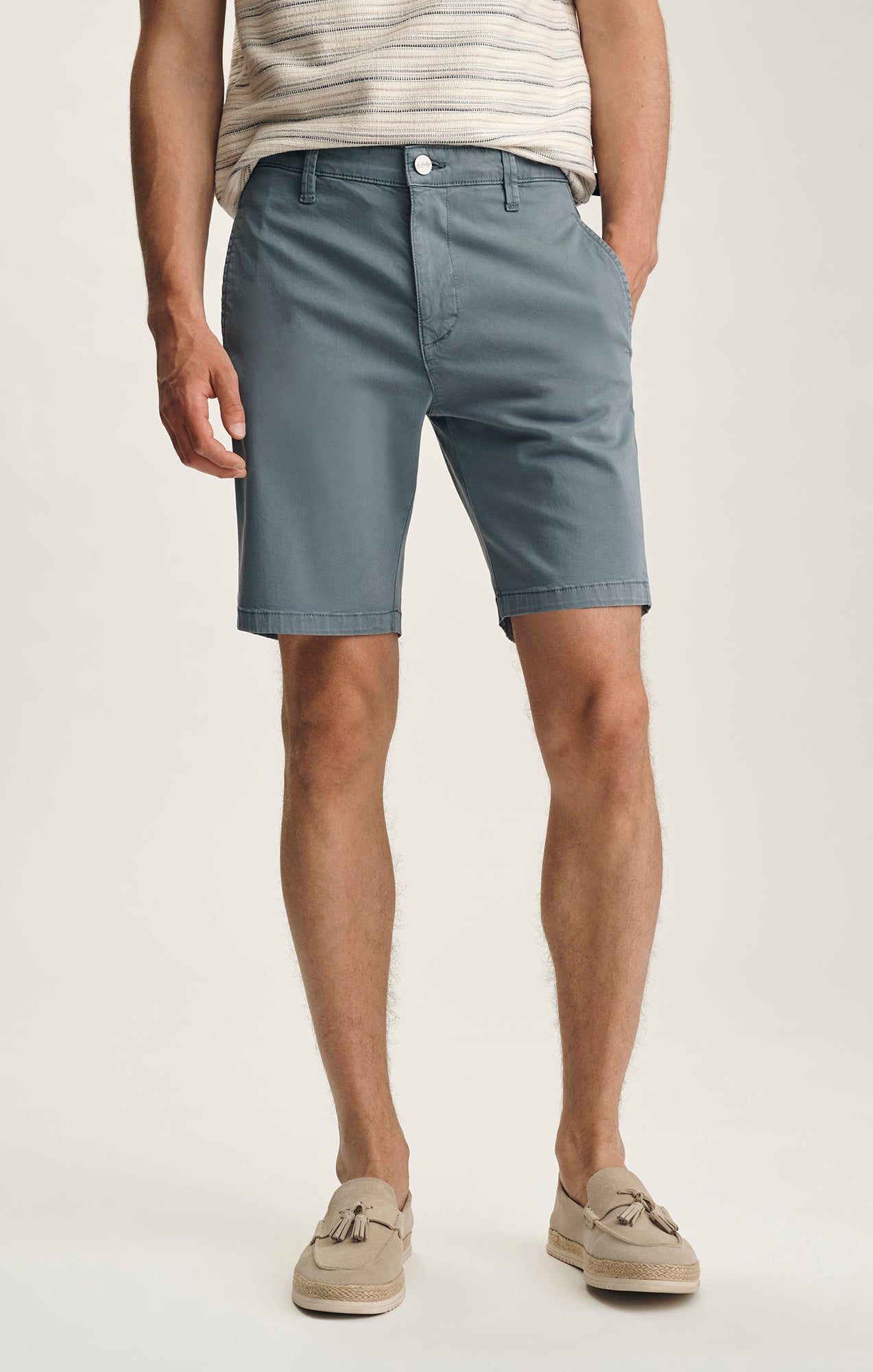 Nevada Classic Shorts In Flint Stone Twill