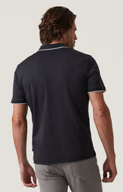 Riviera Polo Shirt in Black