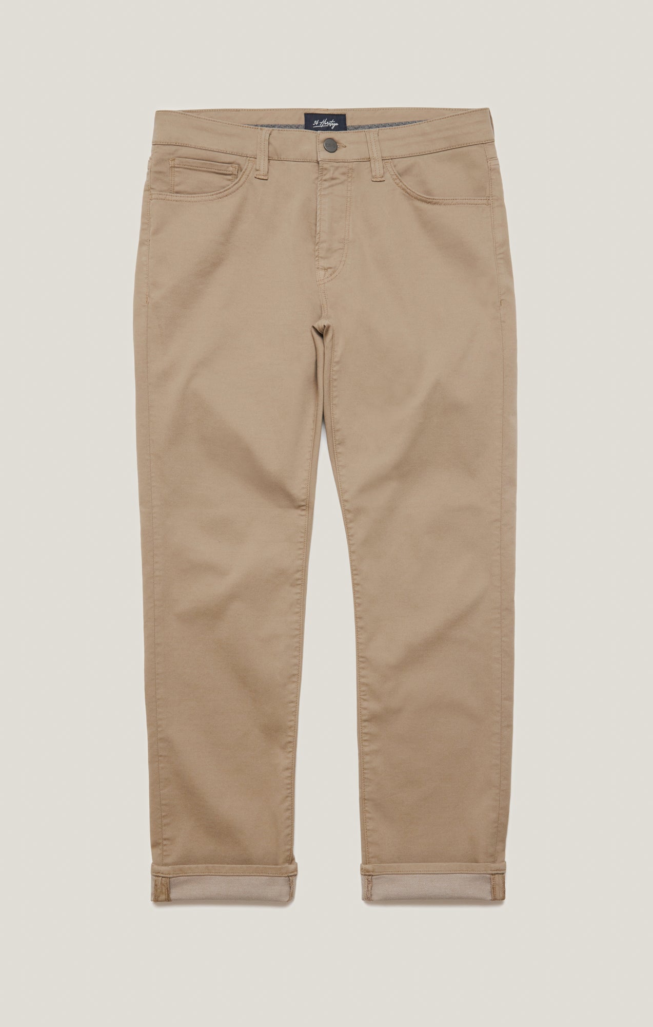 Charisma Relaxed Straight Pants in Sand Coolmax