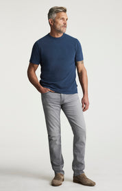 Slub Crew Neck T-shirt In Vintage Indigo