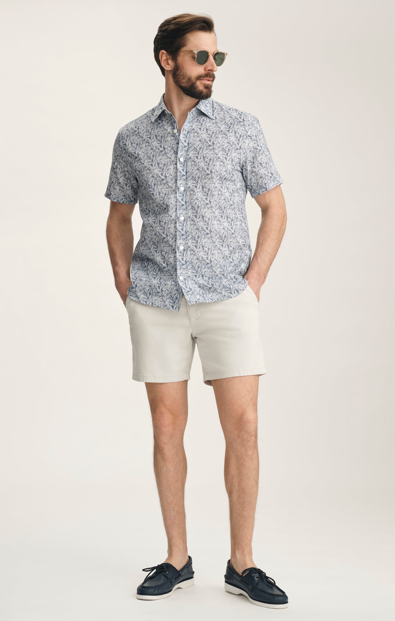 Hampton Classic Shorts In Glacier Twill