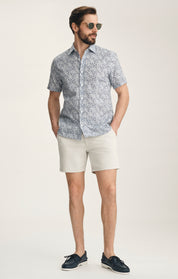 Hampton Classic Shorts In Glacier Twill
