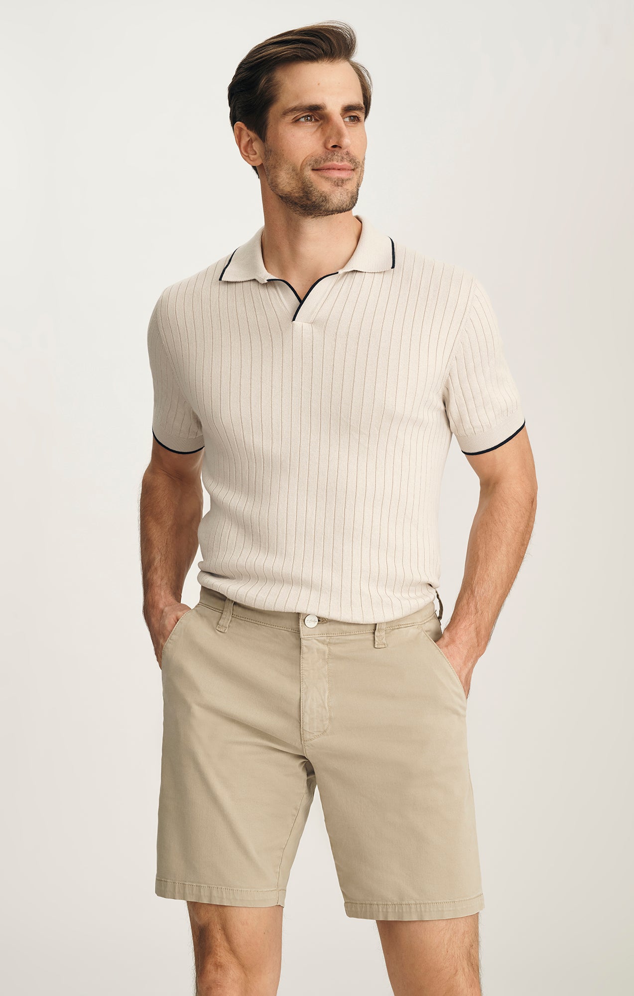 Arizona Slim Shorts In Aluminum Twill