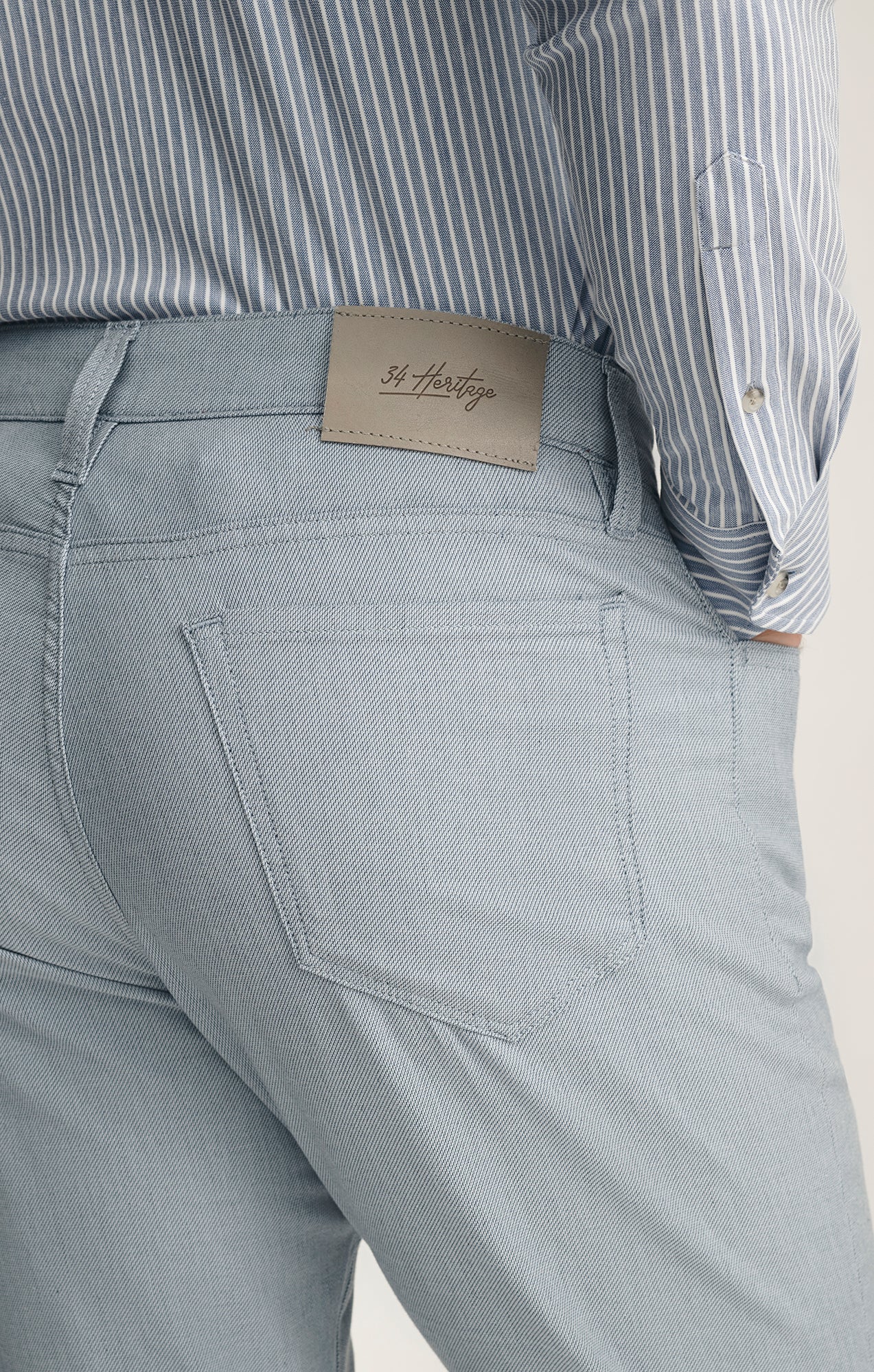 Courage Straight Leg Pants In Blue Honeycomb