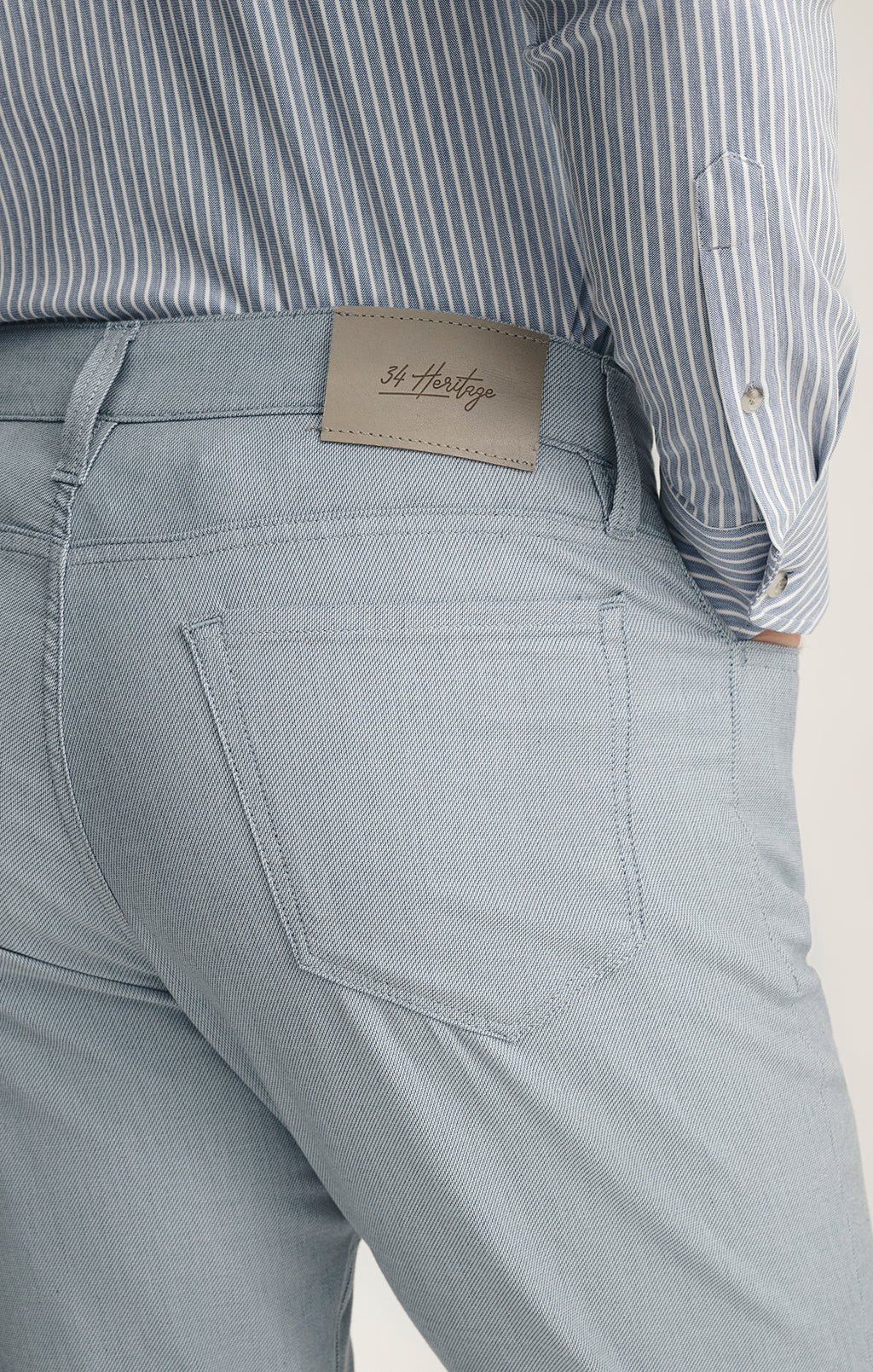 Courage Straight Leg Pants In Blue Honeycomb