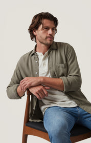 Tencel Shirt in Pastel Olive