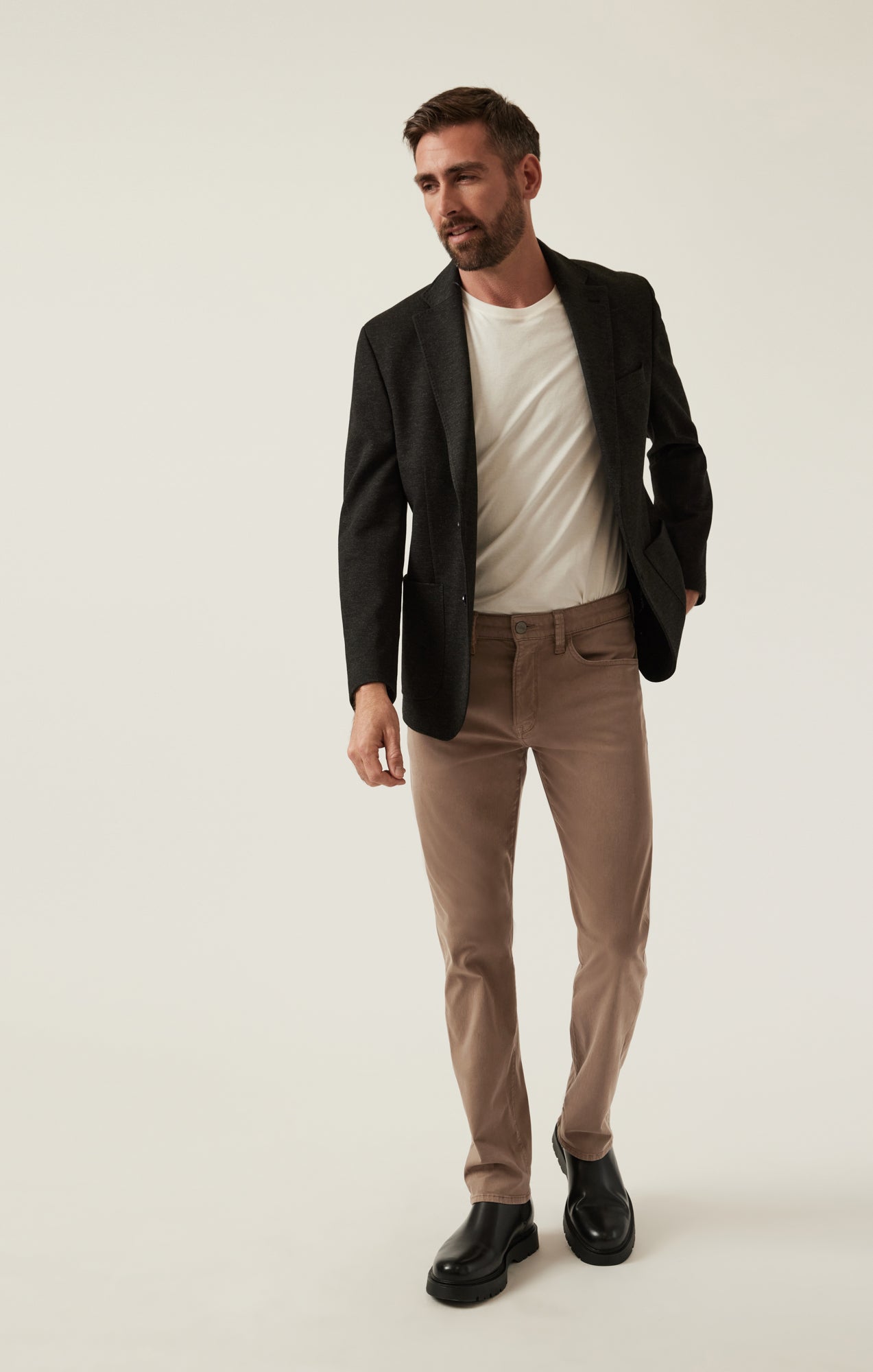 Charisma Relaxed Straight Pants in Timber Twill