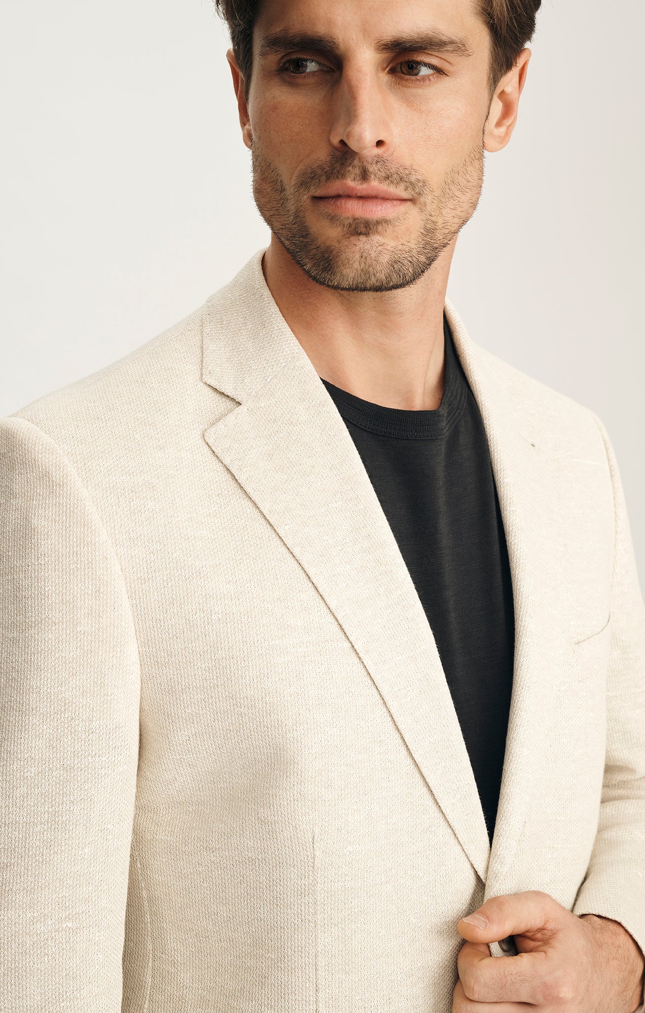 Matteo Summer Blazer In Beige