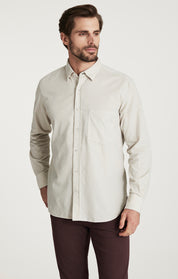 Corduroy Pocket Shirt in Beige