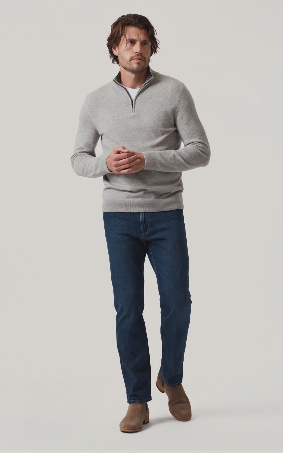 Charisma Relaxed Straight Jeans In Mid Comfort