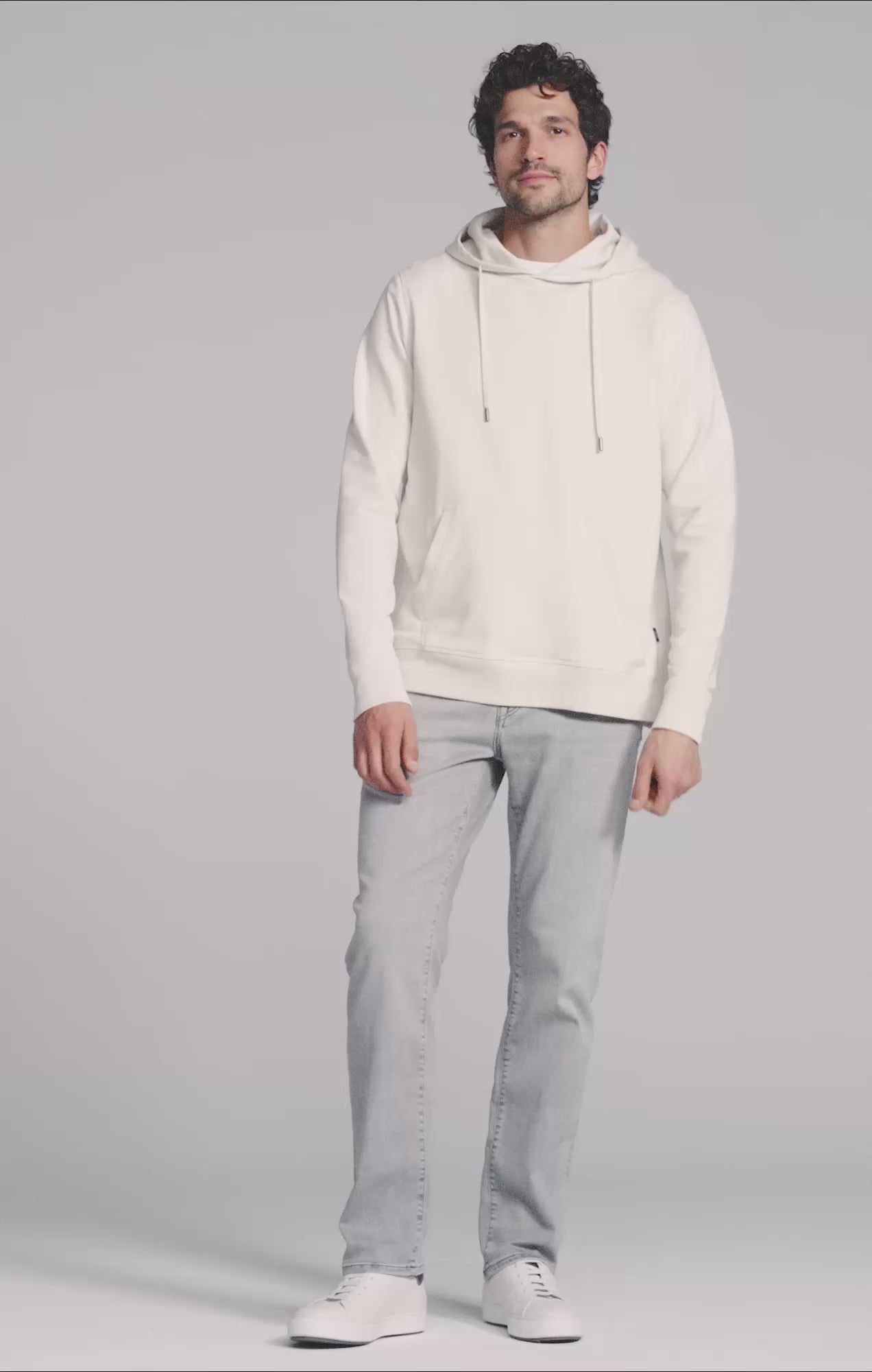 Charisma Relaxed Straight Jeans in Grey Organic Ultra