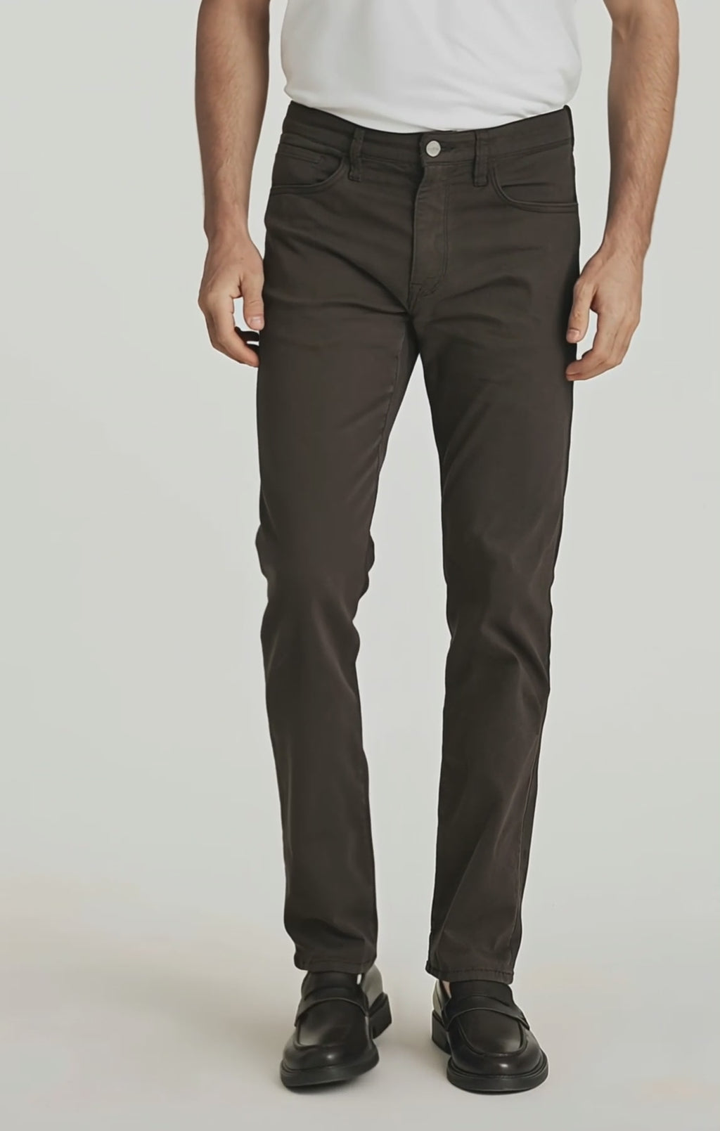 Courage Straight Leg Pants in Brunette Twill