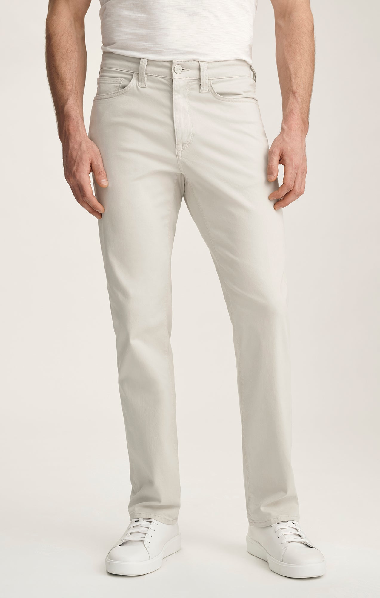 Charisma Relaxed Straight Pants In Glacier Twill
