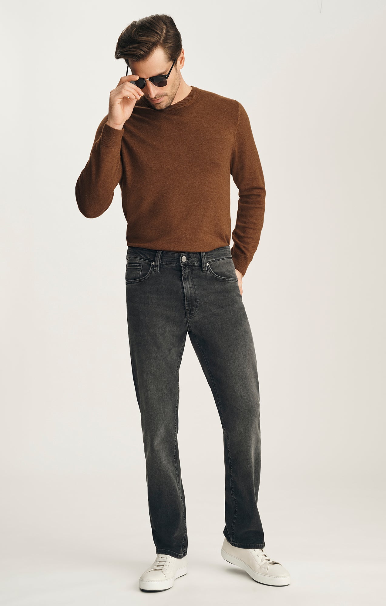 Charisma Relaxed Straight Jeans Smoke Brushed Urban