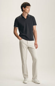 Charisma Relaxed Straight Pants In Bone Cloud Luxe