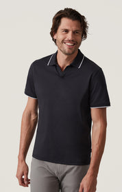 Riviera Polo Shirt in Black