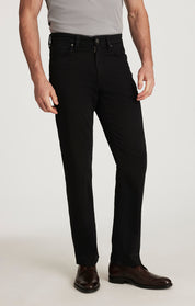 Charisma Relaxed Straight Pants In Select Double Black