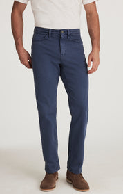 Charisma Relaxed Straight Pants in Blue Honeycomb