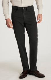 Charisma Relaxed Straight Pants in Charcoal Diagonal