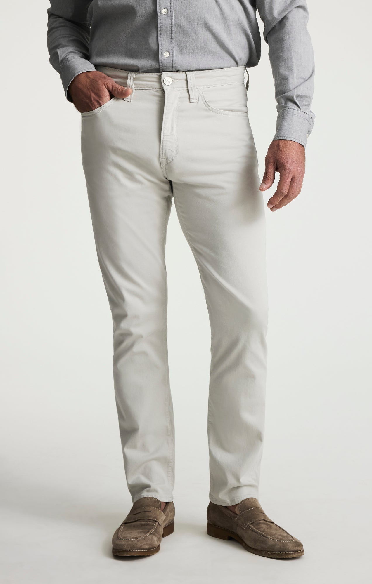Courage Straight Leg Pants In Glacier Twill